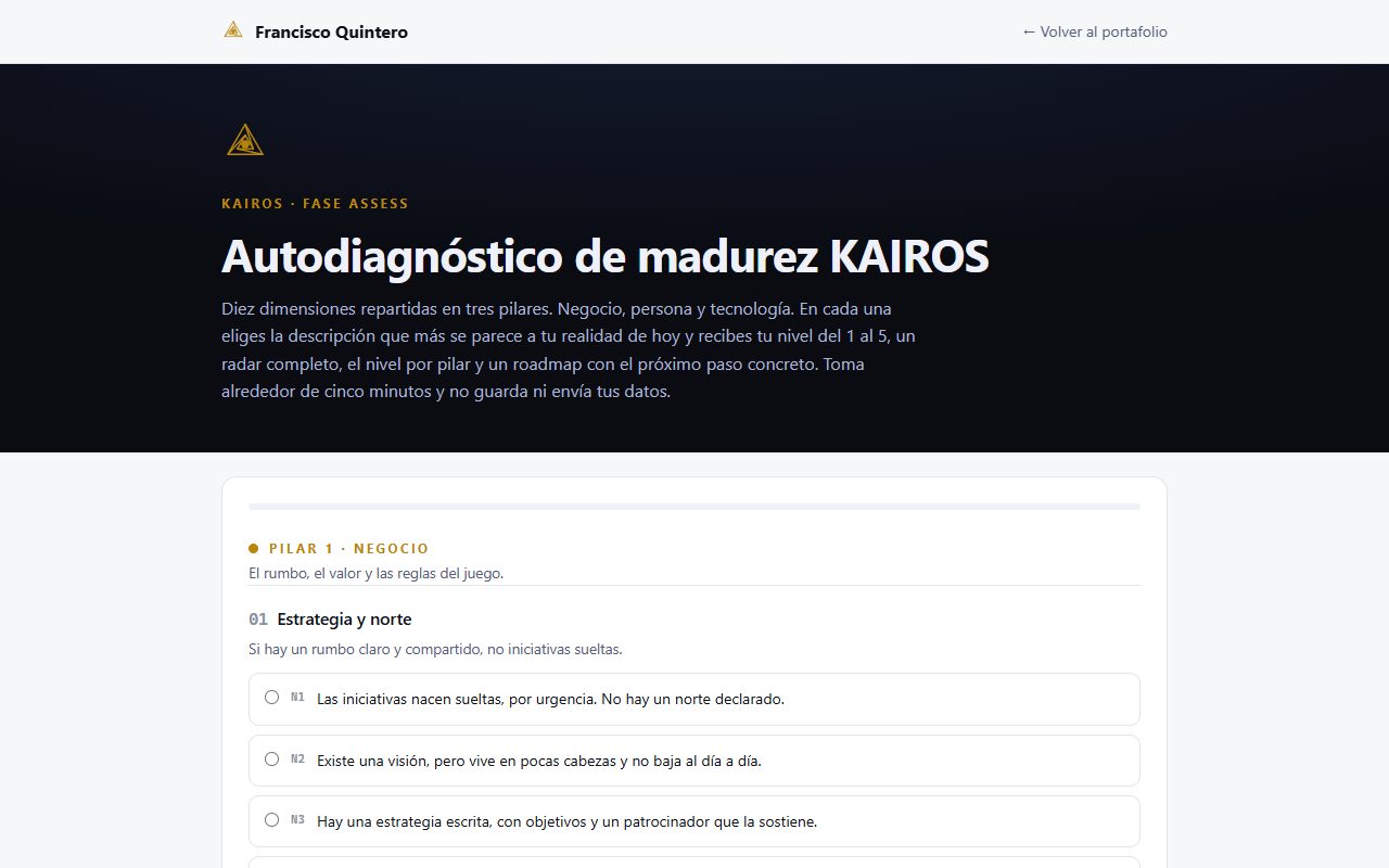 Autodiagnóstico Kairos